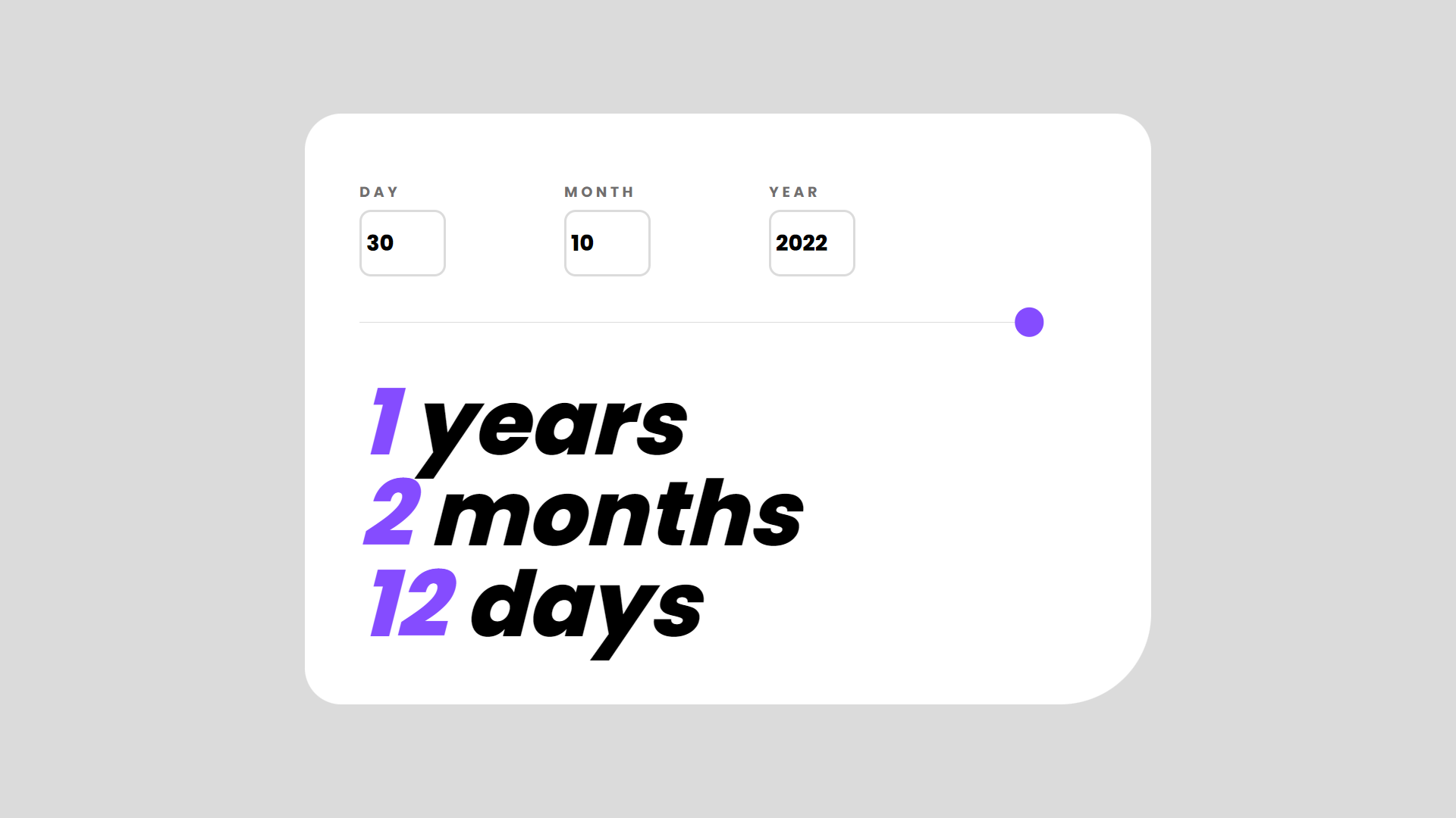 Age Calculator Website